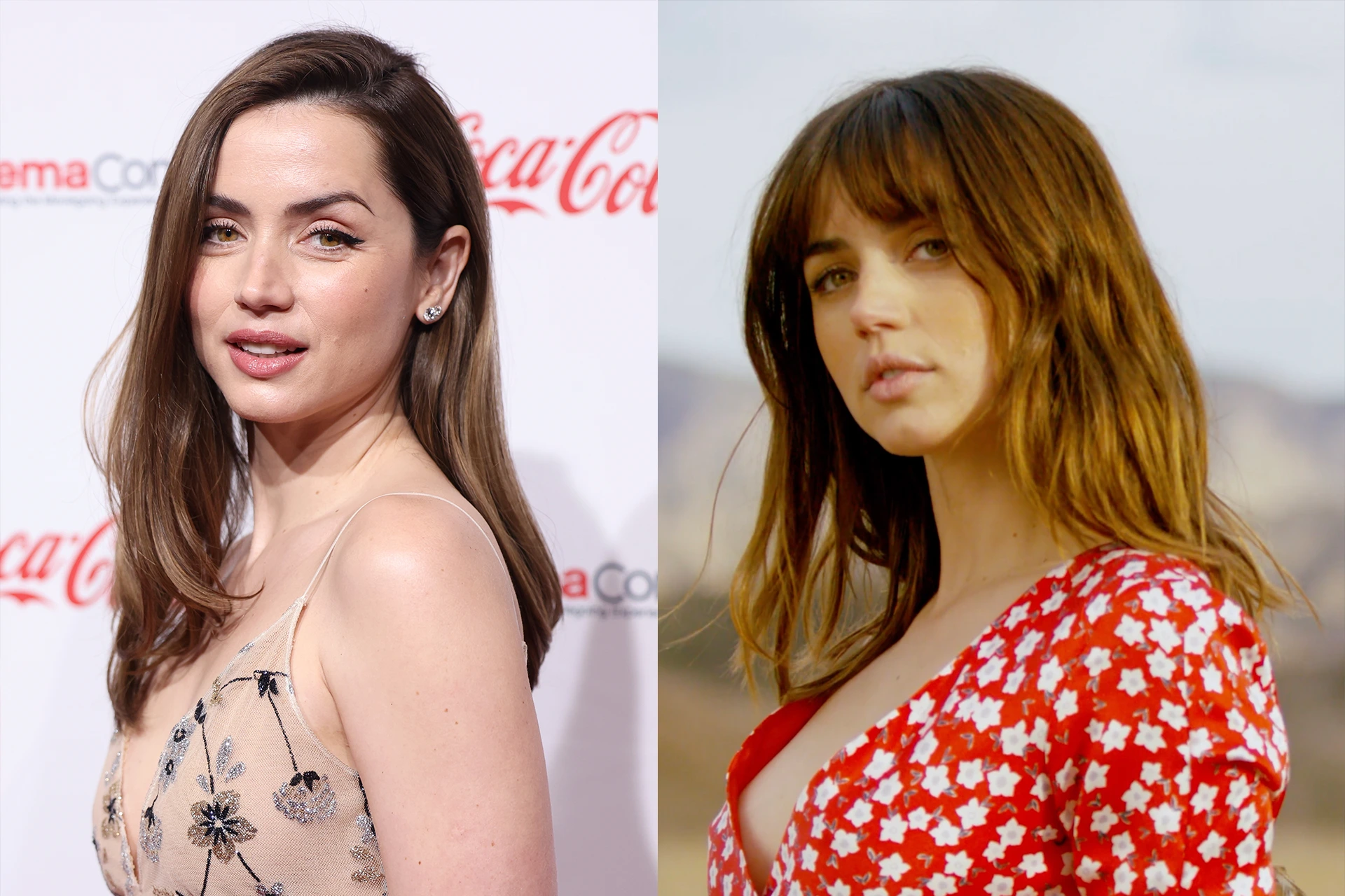 Bangs vs No Bangs - Ana de Armas