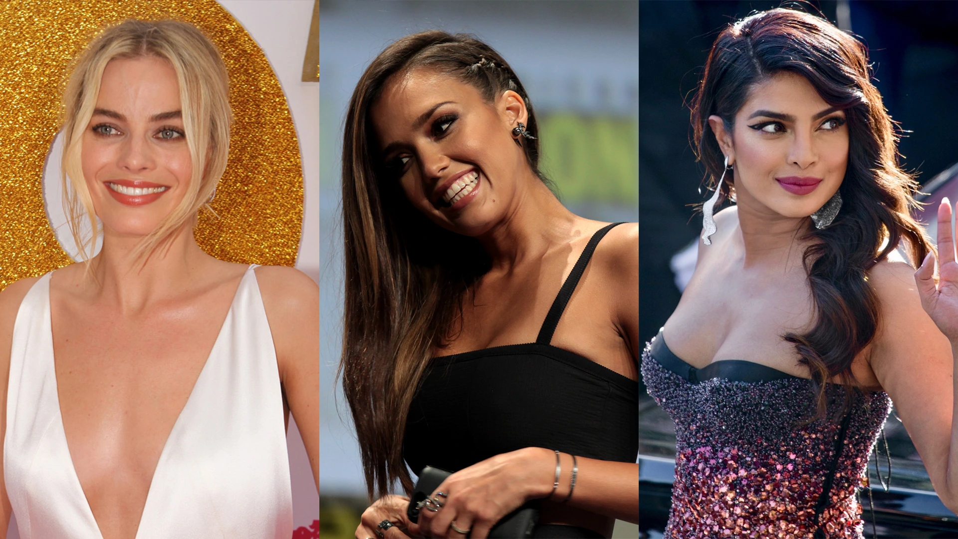 What Hair Color Looks Best on Me? - Warm Undertones - Margot Robbie, Jessica Alba and Priyanka Chopra