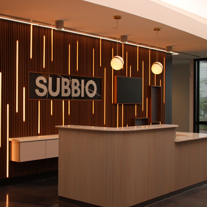 Client Spotlight: Jillian Subbio and Subbio Plastic Surgery and Medical Spa front desk