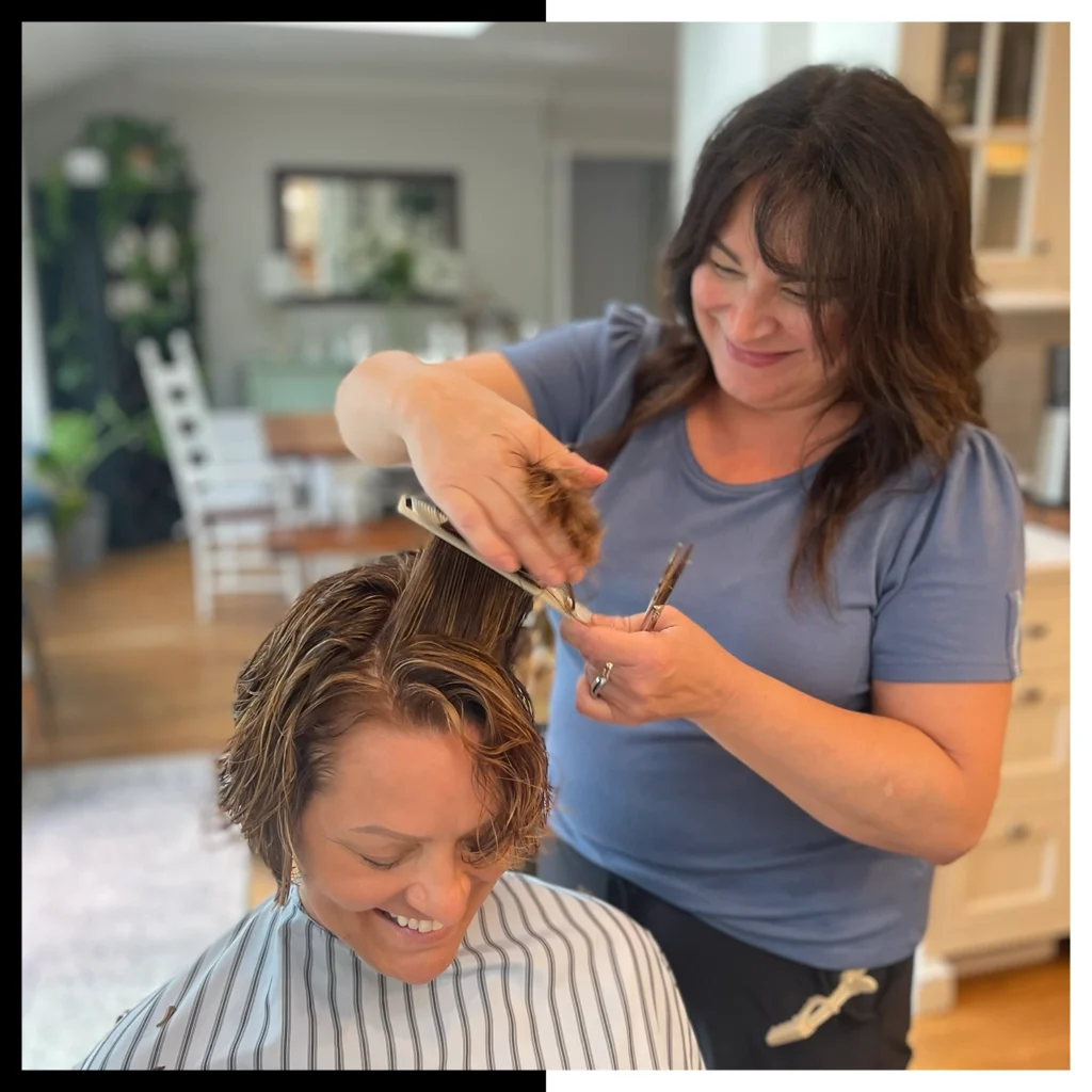 Relax and enjoy your in-home hair appointment