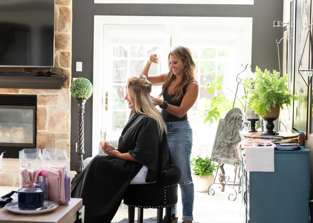 Hair Extensions Guide for Women - Installation Day