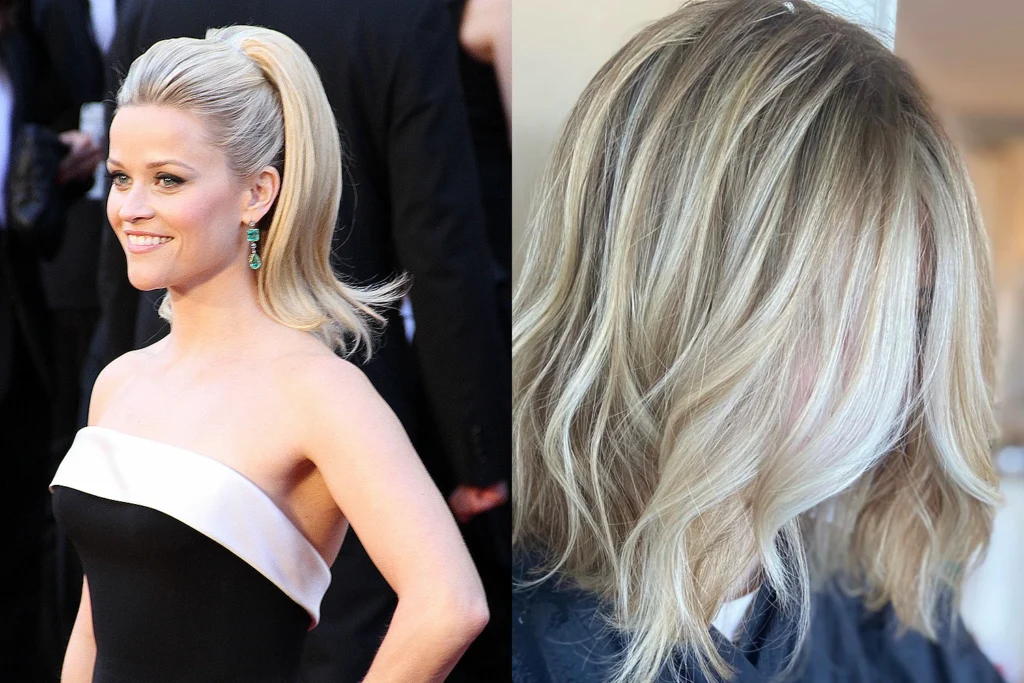 What Is the Most Popular Hair Color Right Now? - Reese Witherspoon - Soft Champagne Blonde