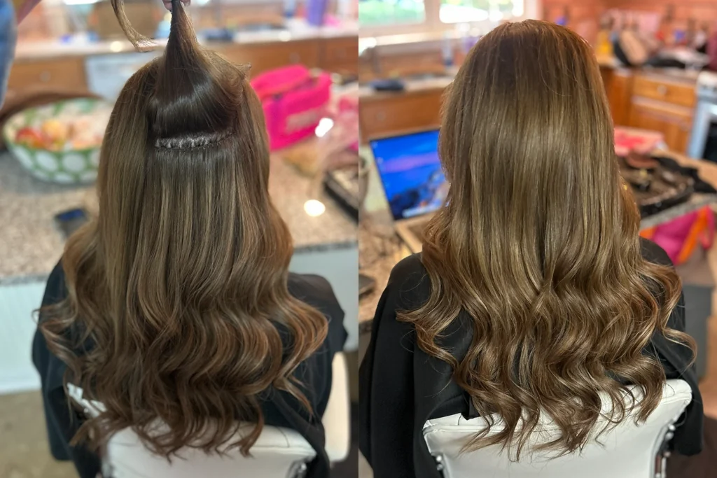 Perimenopause and Hair: Hair Extensions