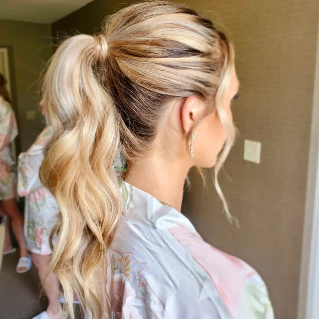 Best Hair Styles for the Holidays - The Elegant Ponytail - Long Hair