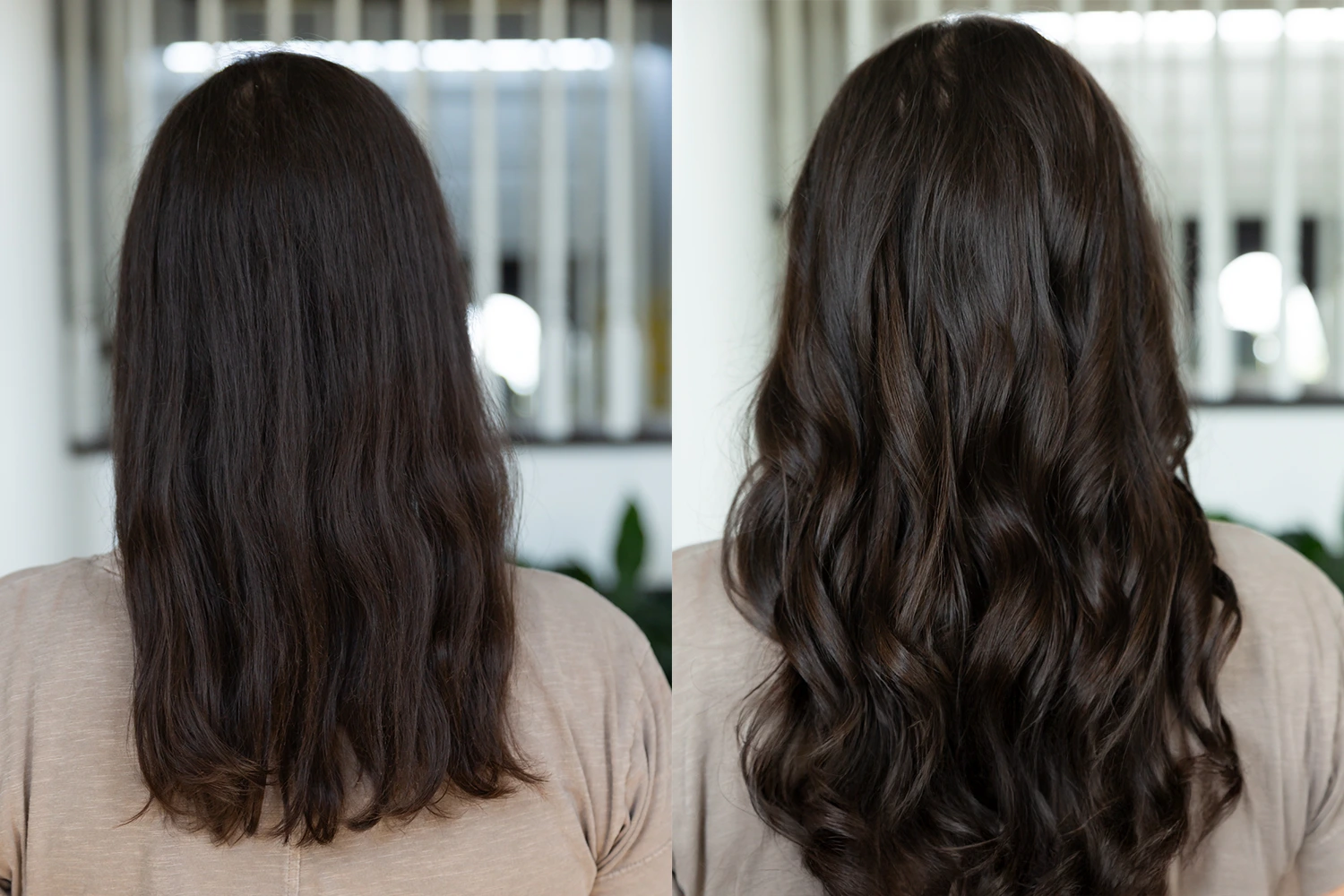 Best Hair Extensions for a Natural Look, before and after