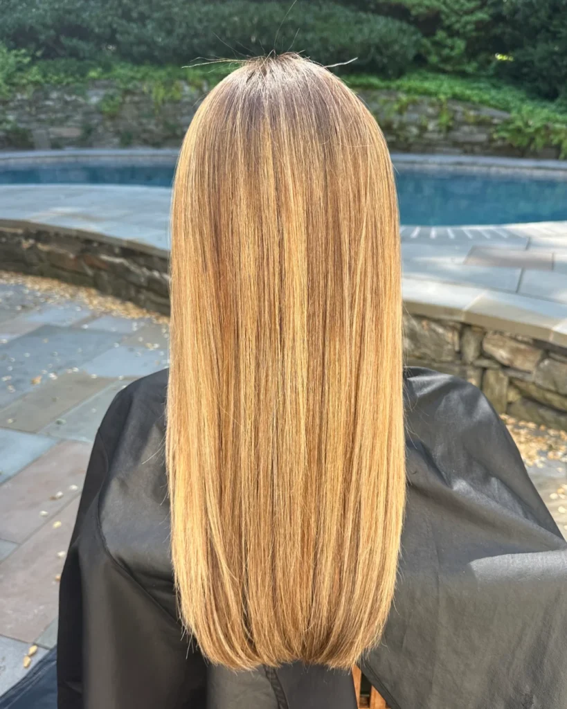 The 5-Minute Smooth Hair Routine: After Keratin Treatment with Same day Color