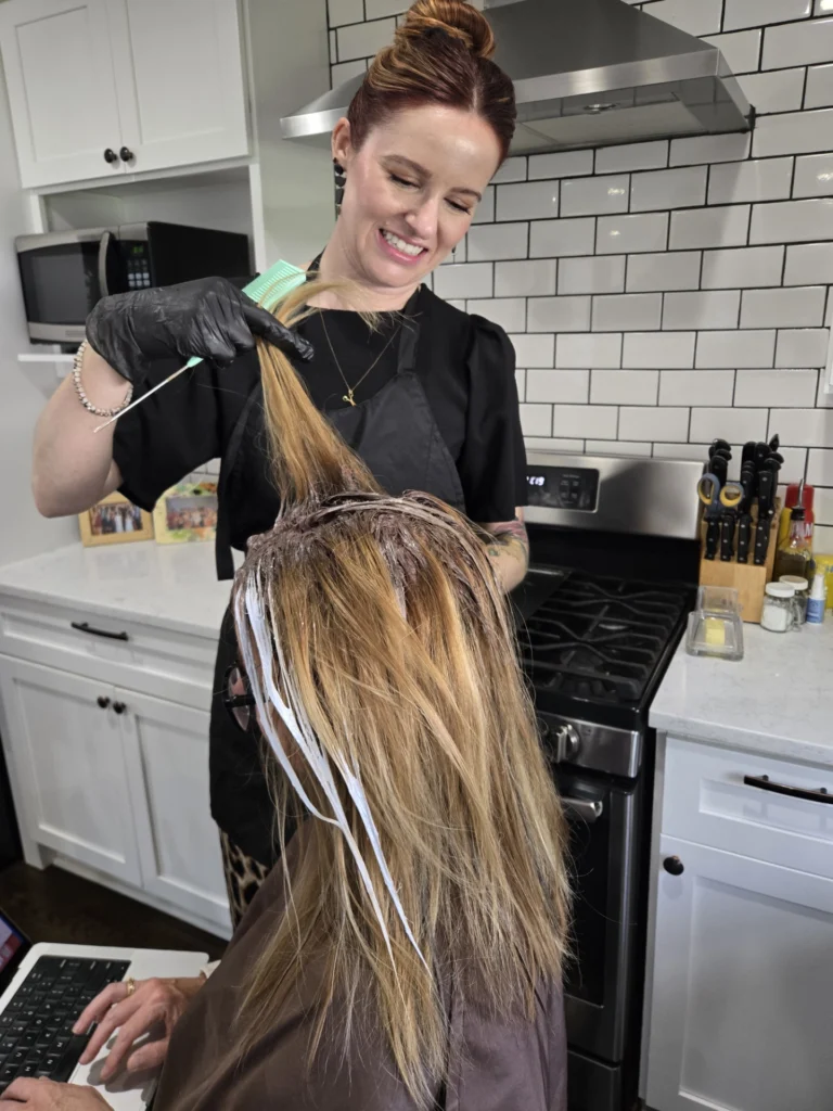 Hair Porosity and Color Results - The Concihairge In-Residence Appointment