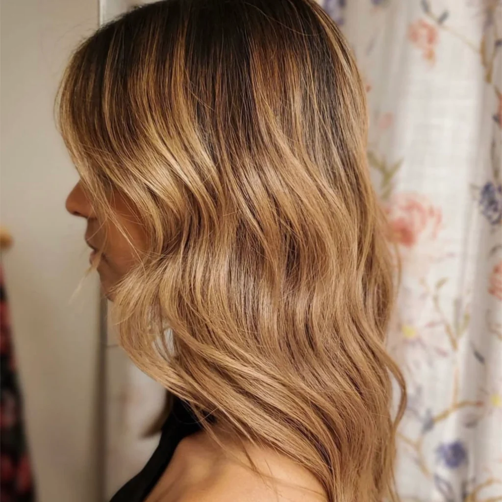 Honey blonde highlights by Elite Hair Colorist in Chester County, Also Serving Montgomery County, PA, Jessica McHugh