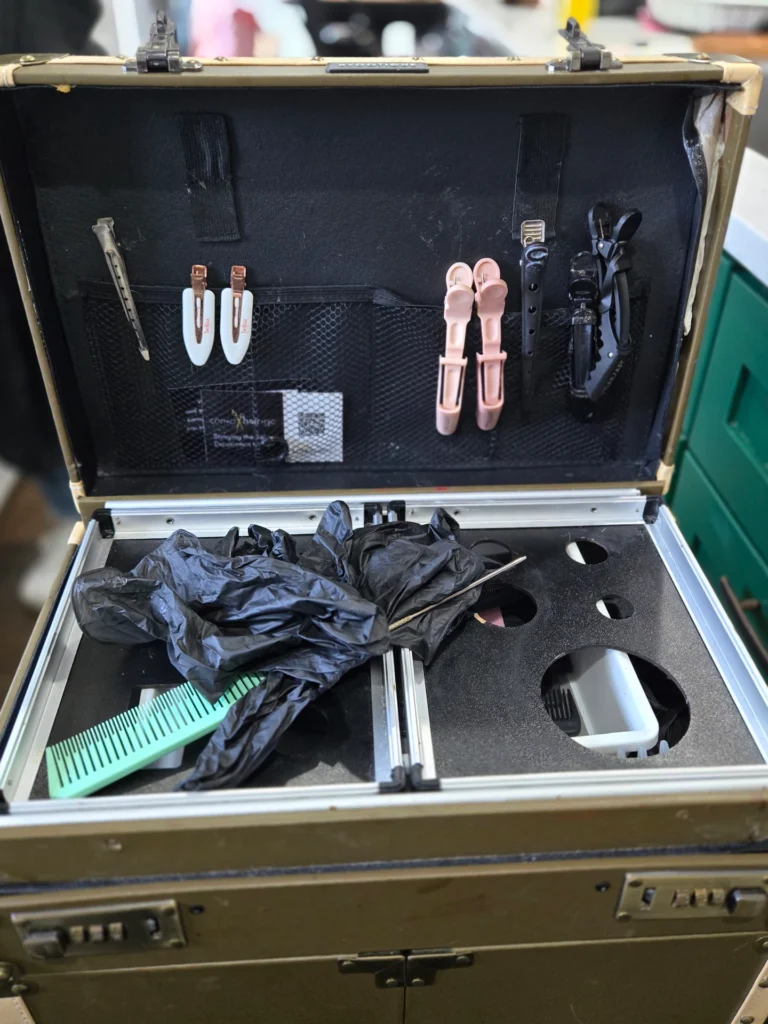 Cassie Anderson's Travelling Kit - A Private Hair Colorist Along the Main Line