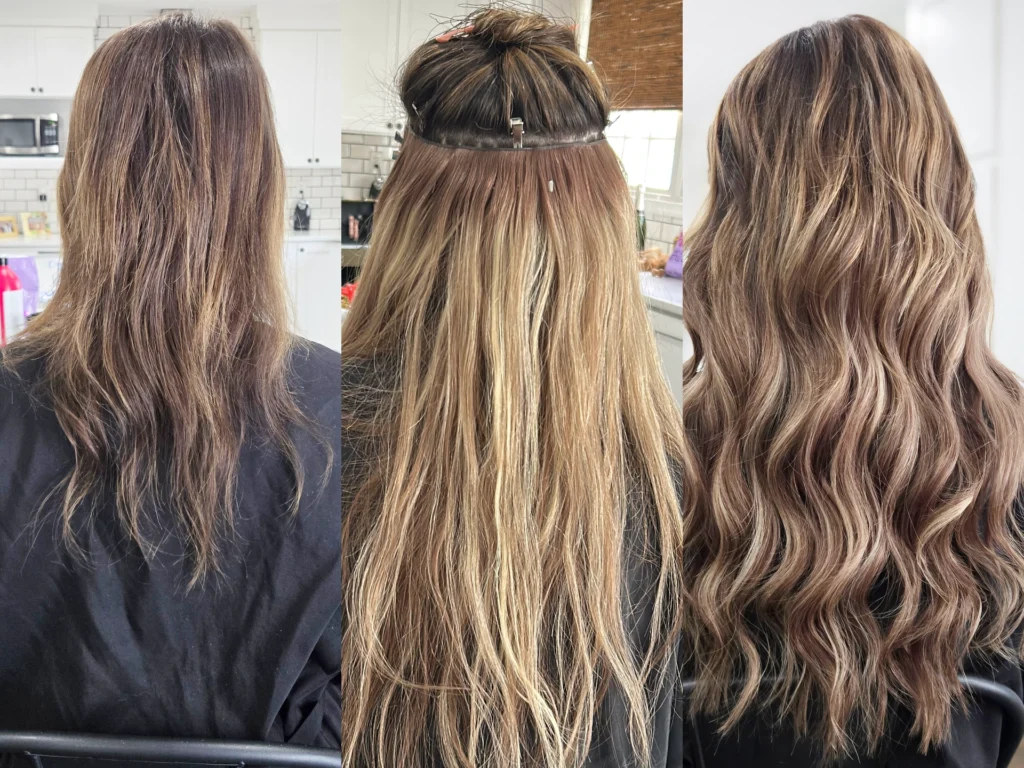Summer Hair Extensions on the Main Line - Custom Hair Extensions Technology