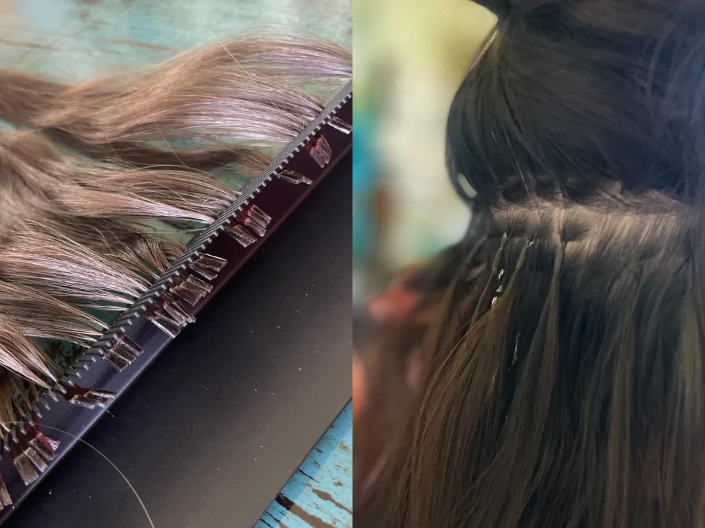 Hair Extensions Appointment on the Main Line - K-tip or Keratin-Tipped