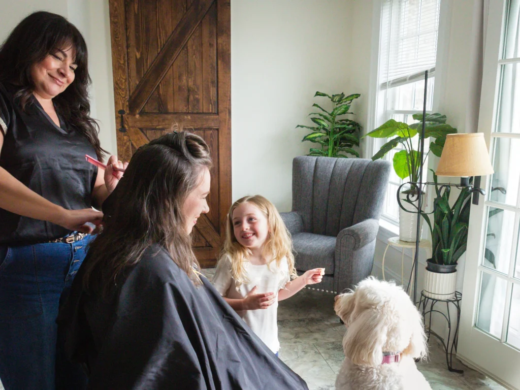 In-Home Hair Color on the Main Line - Maintenance