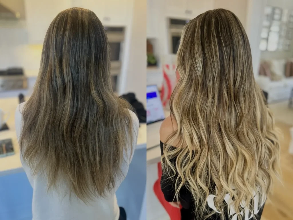 In-home hair extensions on the Main Line - Methods We Use