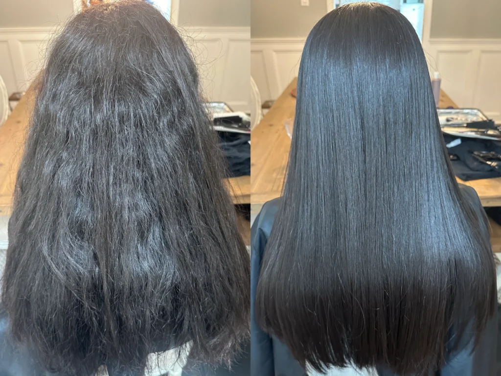 In-Home Keratin Treatments on the Main Line - Lasio Mocha Silk Treatment by Concihairge