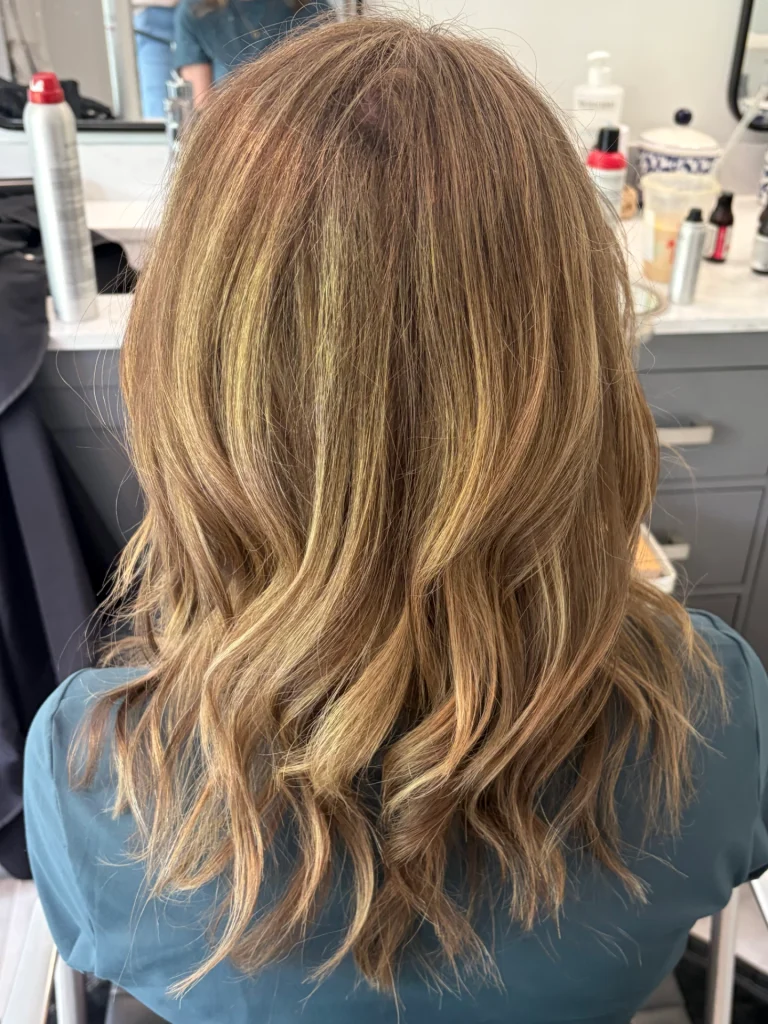 End of Summer Hair Care on the Main Line - Color Refresh and Gloss Treatment
