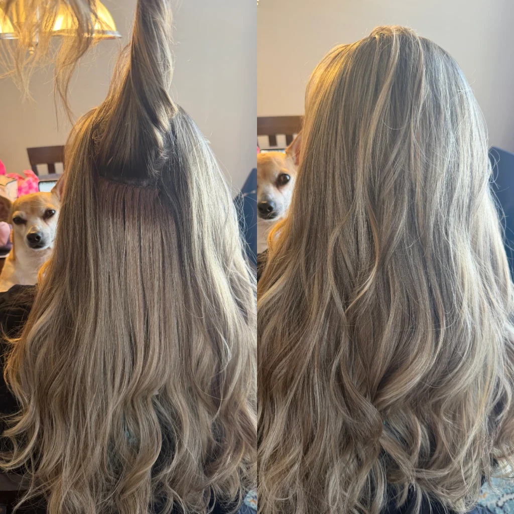 Hair Extensions Consultation on the Main Line - What Happens as my Hair Grows Out?
